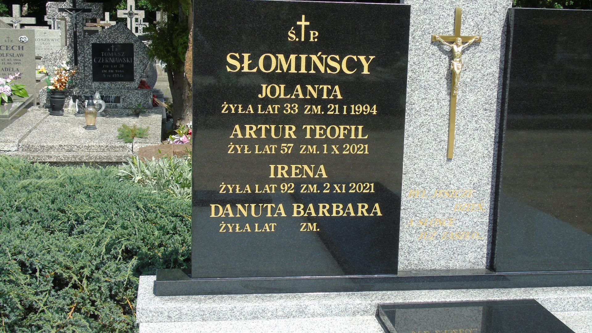 Artur Słomiński 1964 Białystok - Grobonet - Wyszukiwarka osób pochowanych