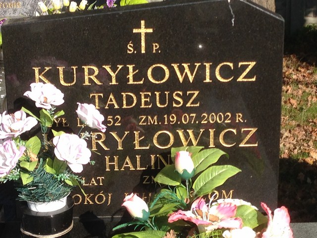Tadeusz Kuryłowicz 1950 Białystok - Grobonet - Wyszukiwarka osób pochowanych