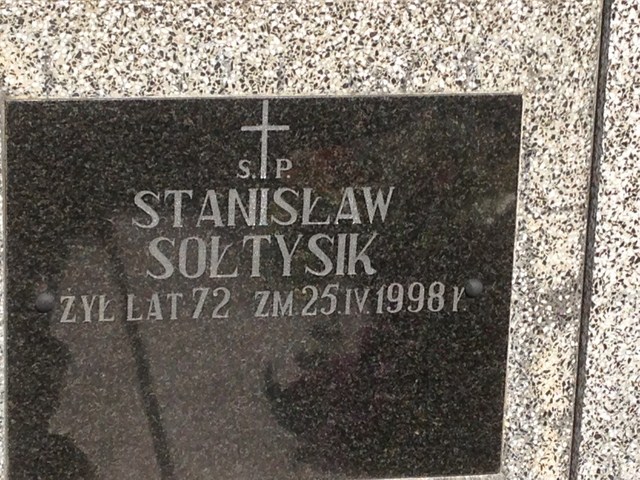 Stanisław Sołtysik 1926 Białystok - Grobonet - Wyszukiwarka osób pochowanych
