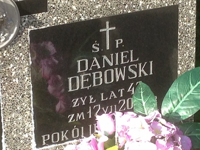 Daniel Dębowski 1953 Białystok - Grobonet - Wyszukiwarka osób pochowanych
