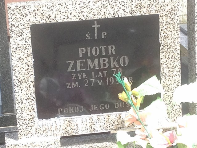 Piotr Zembko 1916 Białystok - Grobonet - Wyszukiwarka osób pochowanych