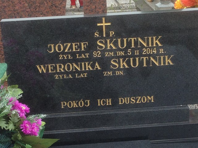 Grób Weronika Skutnik