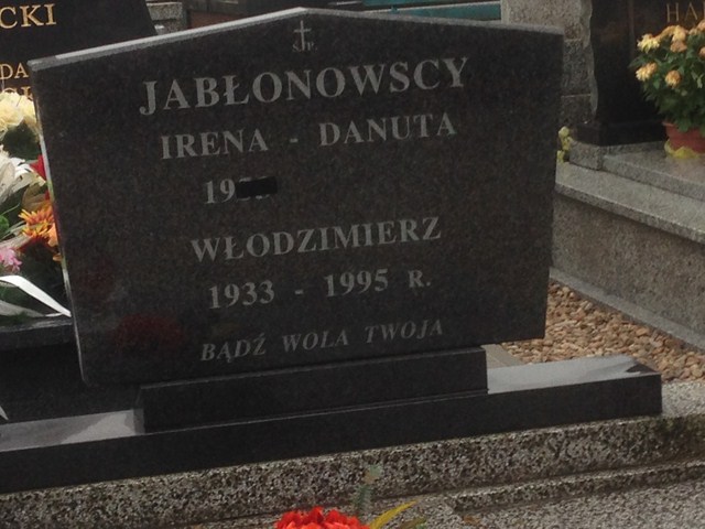 Grób Irena  Jabłonowska