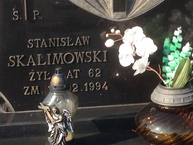 Stanisław Skalimowski 1932 Białystok - Grobonet - Wyszukiwarka osób pochowanych