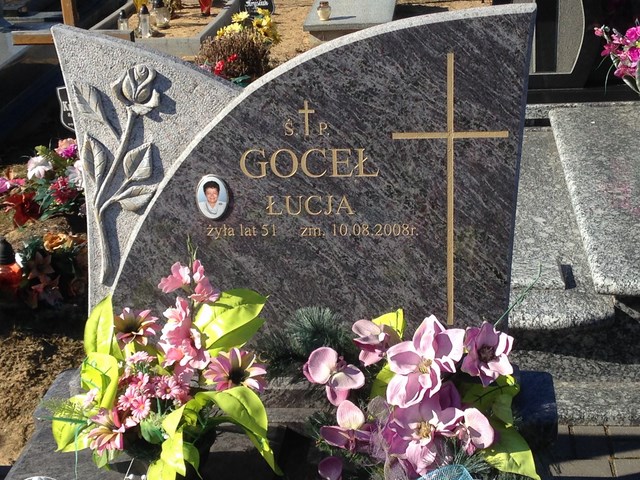 Grób Łucja Goceł