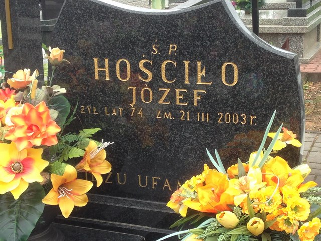 Józef Hościło 1929 Białystok - Grobonet - Wyszukiwarka osób pochowanych