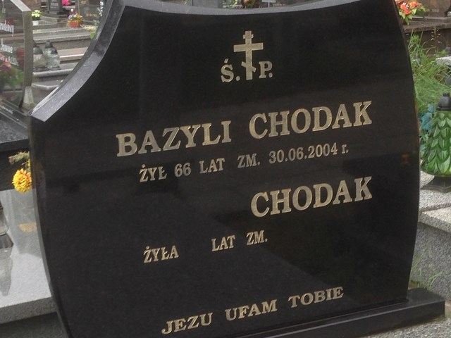 Aniela Chodak 1967 Białystok - Grobonet - Wyszukiwarka osób pochowanych