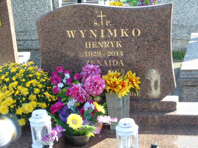 Zinaida Wynimko 1925 Białystok - Grobonet - Wyszukiwarka osób pochowanych