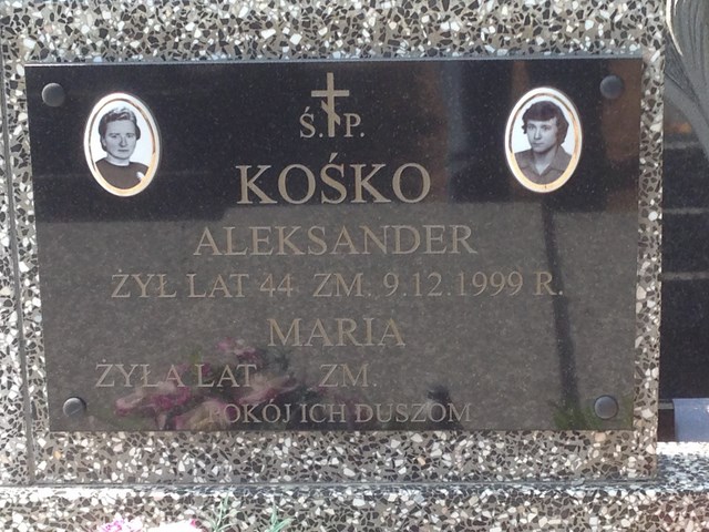 Aleksander Kośko  1955 Białystok - Grobonet - Wyszukiwarka osób pochowanych