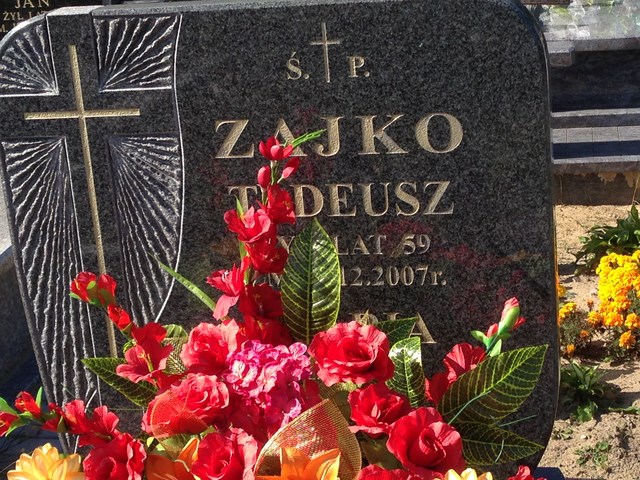 Tadeusz Zajko 1948 Białystok - Grobonet - Wyszukiwarka osób pochowanych