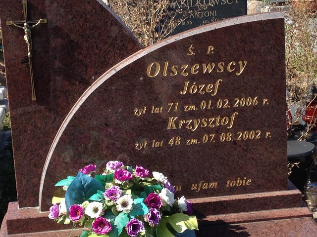 Krzysztof Olszewski 1954 Białystok - Grobonet - Wyszukiwarka osób pochowanych
