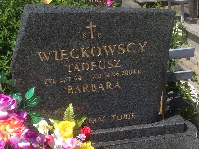 Tadeusz Więckowski 1940 Białystok - Grobonet - Wyszukiwarka osób pochowanych