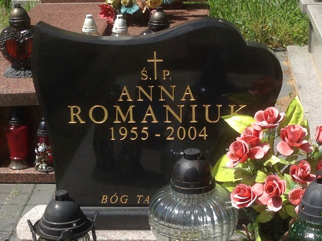 Anna Romaniuk 1955 Białystok - Grobonet - Wyszukiwarka osób pochowanych