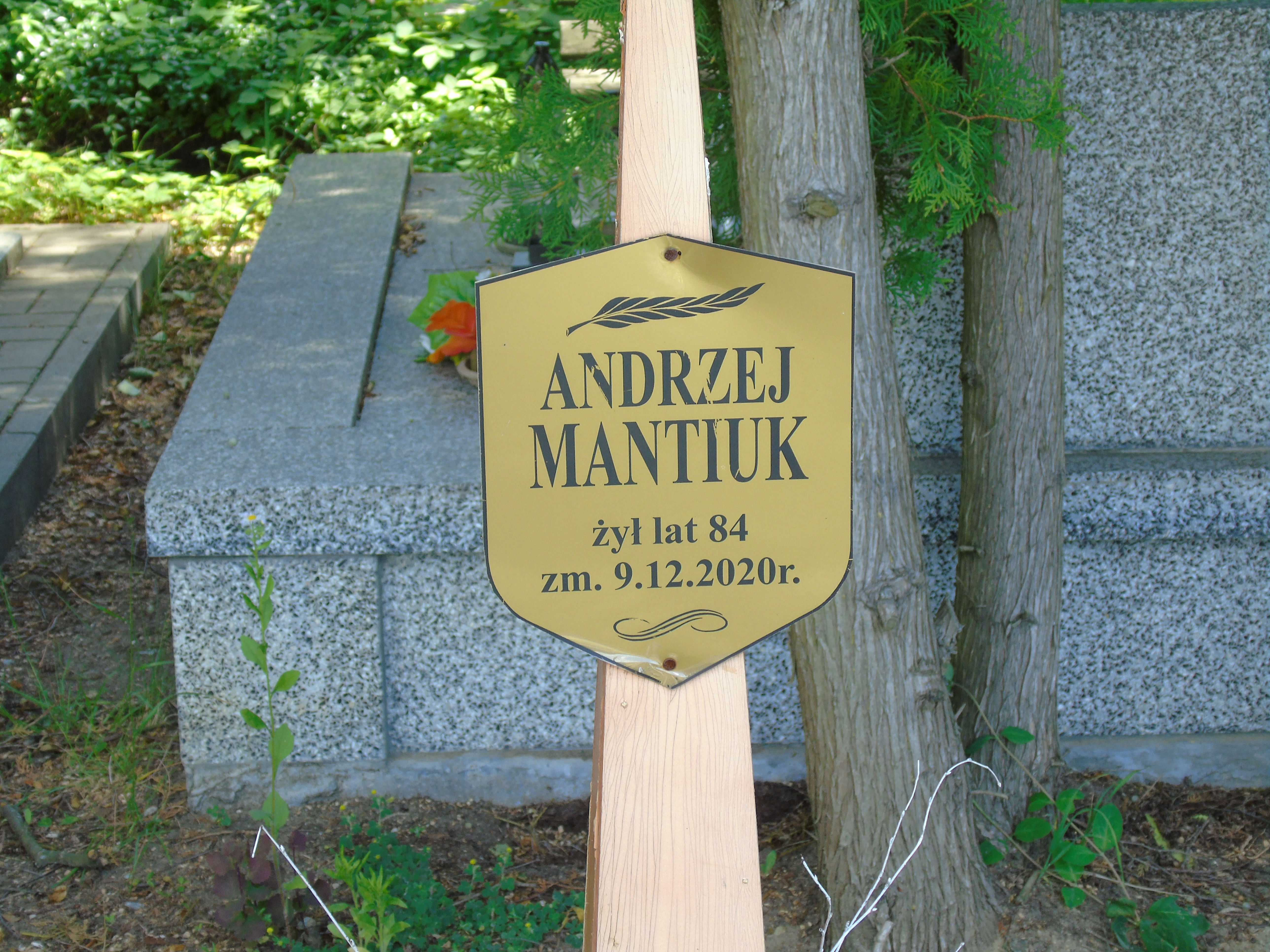 Andrzej Mantiuk 1936 Białystok - Grobonet - Wyszukiwarka osób pochowanych