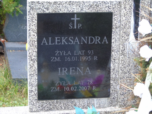 Aleksandra Grodzka 1902 Białystok - Grobonet - Wyszukiwarka osób pochowanych