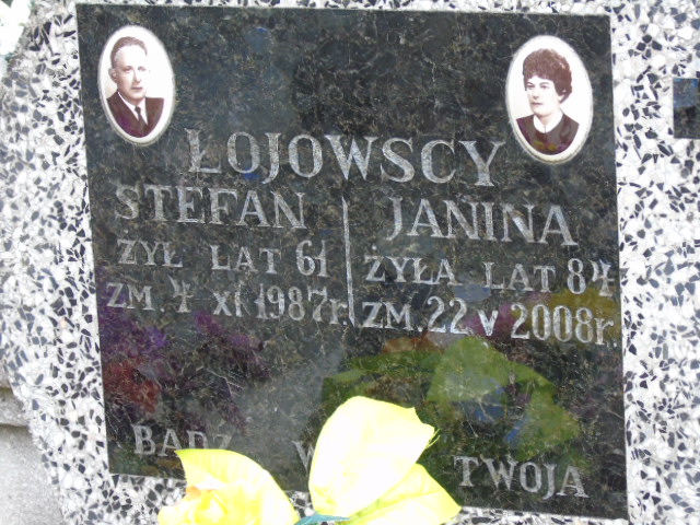 Stefan Łojowski 1926 Białystok - Grobonet - Wyszukiwarka osób pochowanych