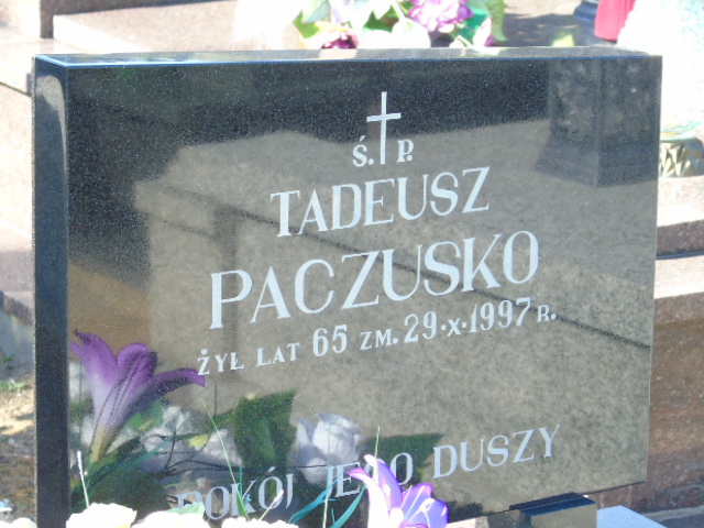 Mieczysław Paczusko 1932 Białystok - Grobonet - Wyszukiwarka osób pochowanych