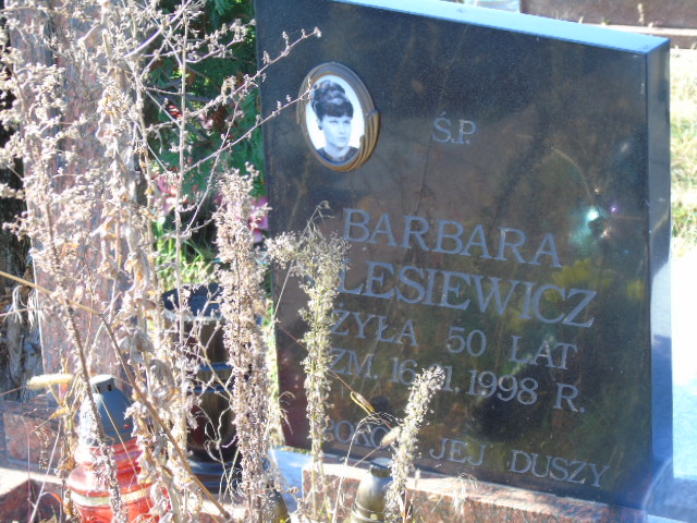 Barbara Olesiewicz 1948 Białystok - Grobonet - Wyszukiwarka osób pochowanych