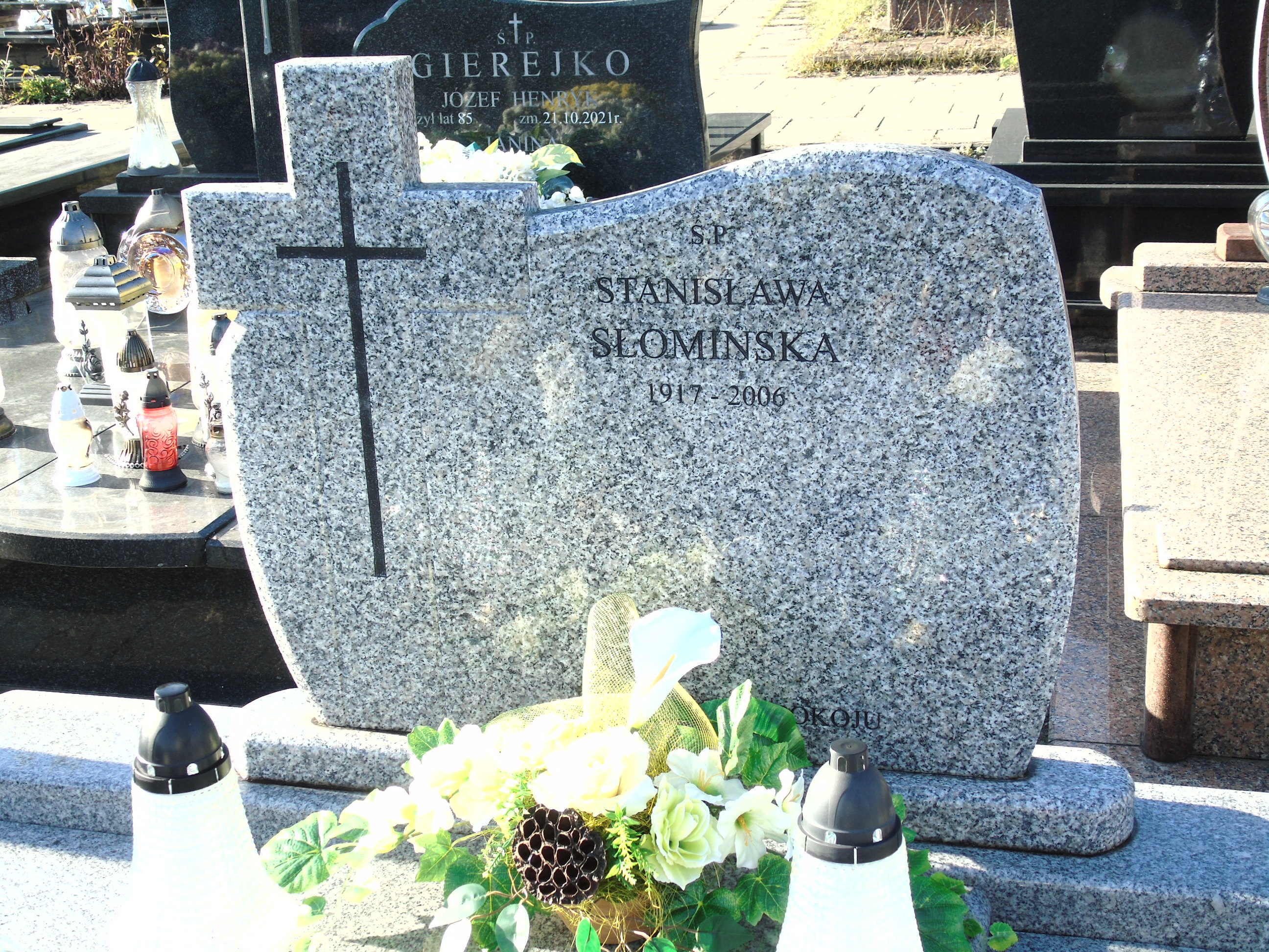 Stanisława Słomińska 1917 Białystok - Grobonet - Wyszukiwarka osób pochowanych