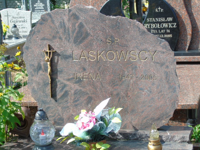 Irena Laskowska 1947 Białystok - Grobonet - Wyszukiwarka osób pochowanych
