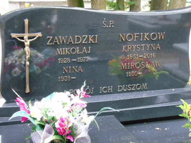 Grób Nina Zawadzka