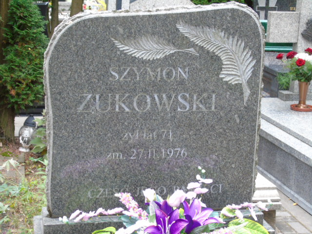 Szymon Żukowski 1898 Białystok - Grobonet - Wyszukiwarka osób pochowanych