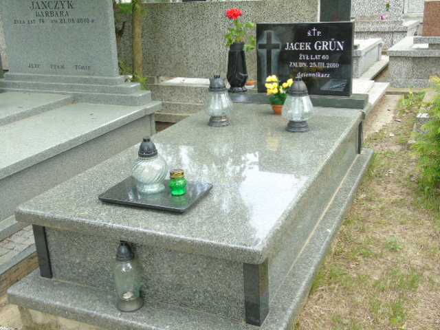 Jacek Grun 1950 Białystok - Grobonet - Wyszukiwarka osób pochowanych
