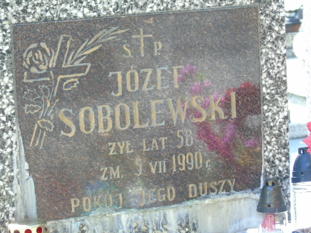 Józef Sobolewski 1932 Białystok - Grobonet - Wyszukiwarka osób pochowanych