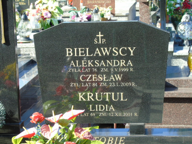 Aleksandra Bielawska 1918 Białystok - Grobonet - Wyszukiwarka osób pochowanych
