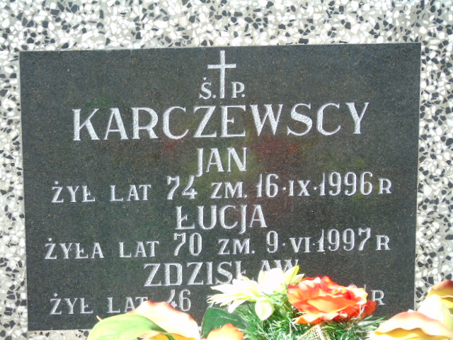 Zdzisław Karczewski 1955 Białystok - Grobonet - Wyszukiwarka osób pochowanych