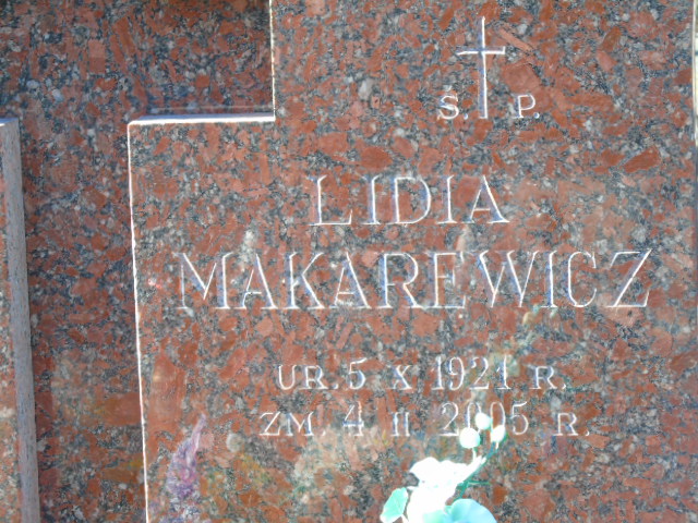 Grób Lidia Makarewicz
