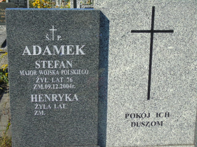 Stefan Adamek 1927 Białystok - Grobonet - Wyszukiwarka osób pochowanych