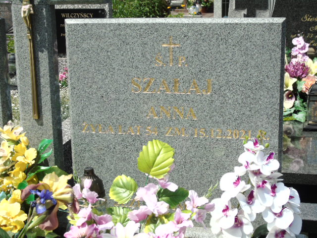 Anna Szałaj 1967 Białystok - Grobonet - Wyszukiwarka osób pochowanych