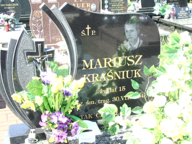Mariusz Kraśniuk 1989 Białystok - Grobonet - Wyszukiwarka osób pochowanych