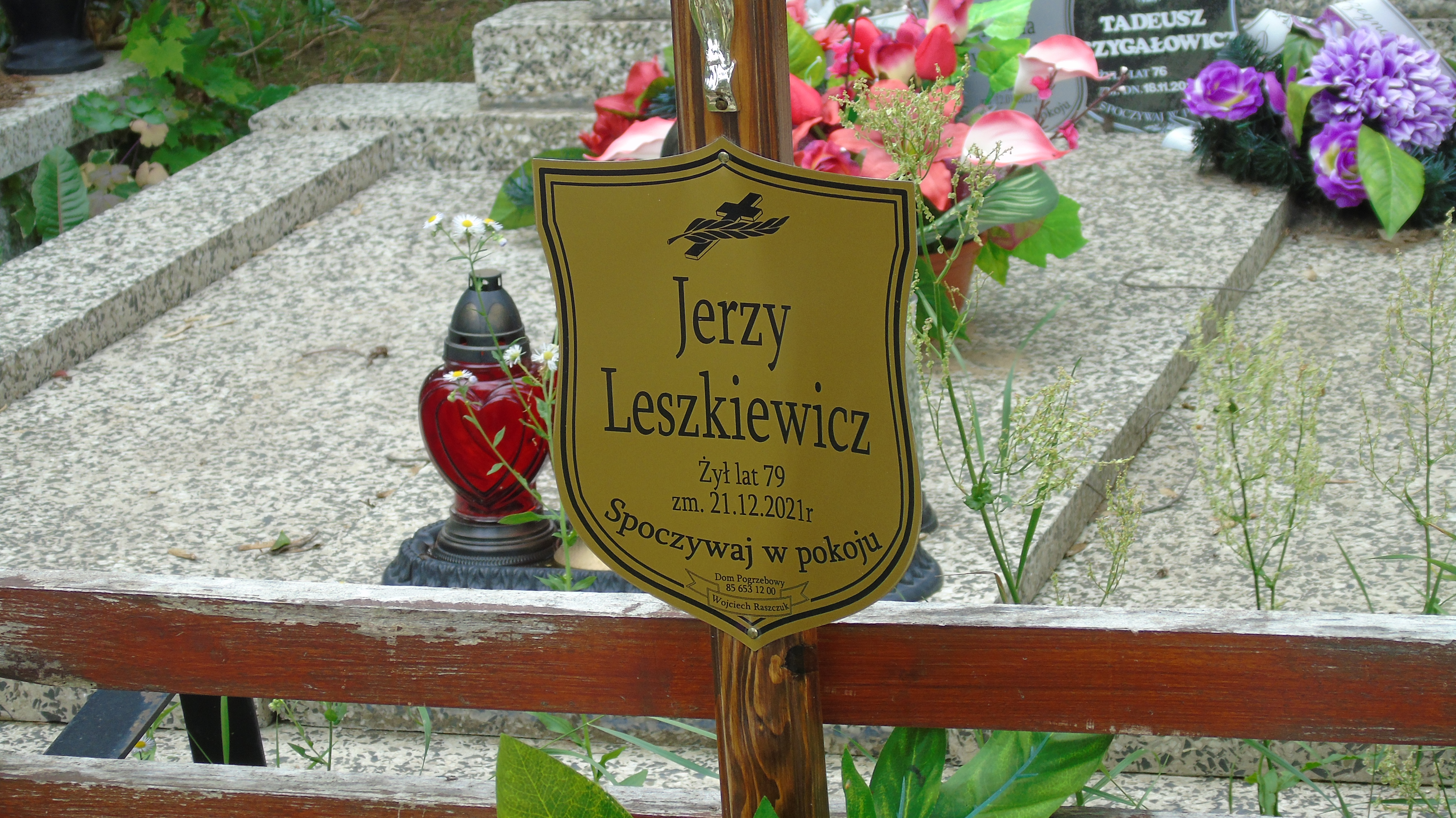 Jerzy Zienowicz-Leszkiewicz-Olp 1942 Białystok - Grobonet - Wyszukiwarka osób pochowanych