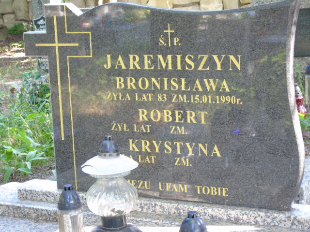 Robert Jaremiszyn 1937 Białystok - Grobonet - Wyszukiwarka osób pochowanych
