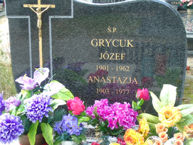 Józef Grycuk 1901 Białystok - Grobonet - Wyszukiwarka osób pochowanych