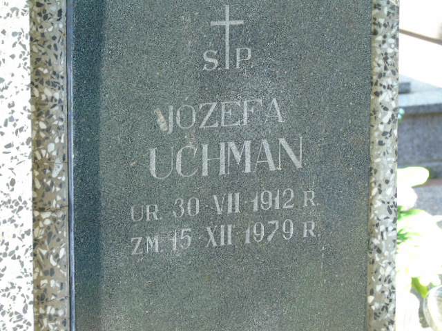 Józefa Uchman 1912 Białystok - Grobonet - Wyszukiwarka osób pochowanych