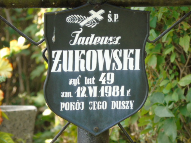 Tadeusz Żukowski 1932 Białystok - Grobonet - Wyszukiwarka osób pochowanych
