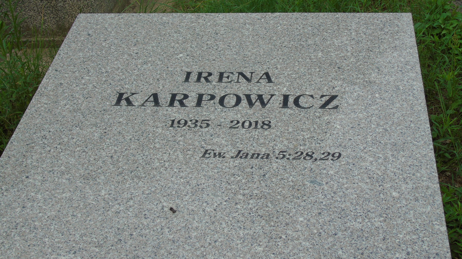 Irena Karpowicz 1935 Białystok - Grobonet - Wyszukiwarka osób pochowanych