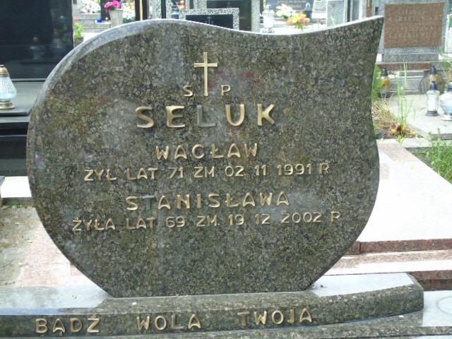 Stanisława Seluk 1933 Białystok - Grobonet - Wyszukiwarka osób pochowanych