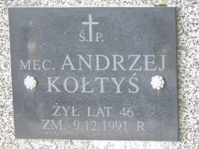 Andrzej Kołtyś 1945 Białystok - Grobonet - Wyszukiwarka osób pochowanych