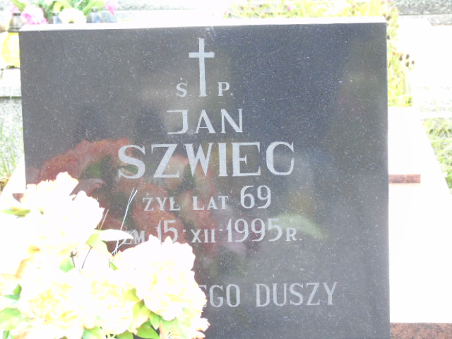 Jan Szwiec 1926 Białystok - Grobonet - Wyszukiwarka osób pochowanych