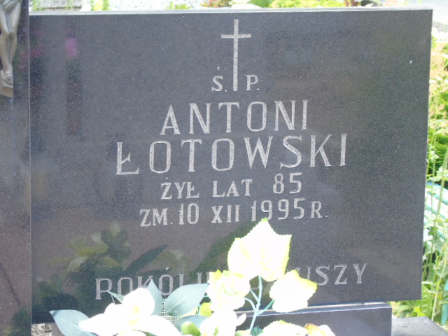 Antoni Łotowski 1910 Białystok - Grobonet - Wyszukiwarka osób pochowanych