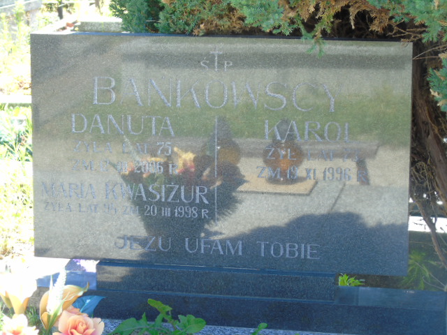 Marianna Kwasiżur 1904 Białystok - Grobonet - Wyszukiwarka osób pochowanych