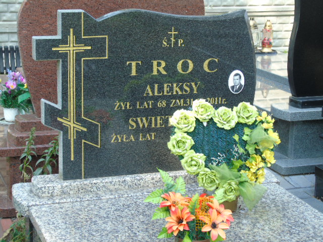 Aleksy Troc 1943 Białystok - Grobonet - Wyszukiwarka osób pochowanych