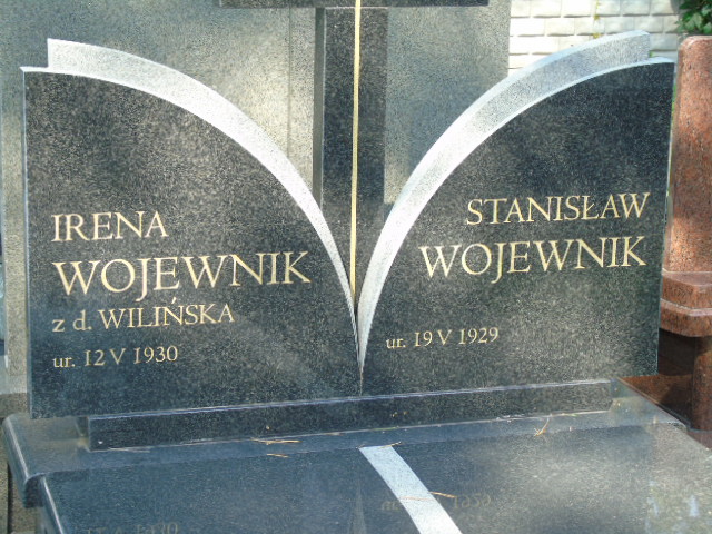 Irena Wojewnik 1930 Białystok - Grobonet - Wyszukiwarka osób pochowanych