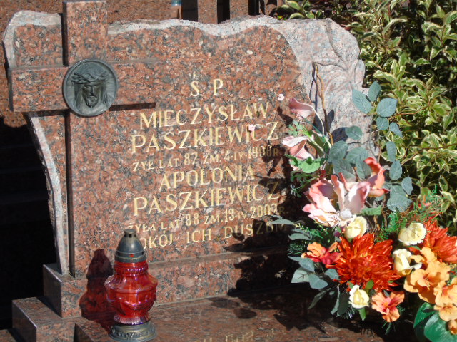 Mieczysław Paszkiewicz 1909 Białystok - Grobonet - Wyszukiwarka osób pochowanych