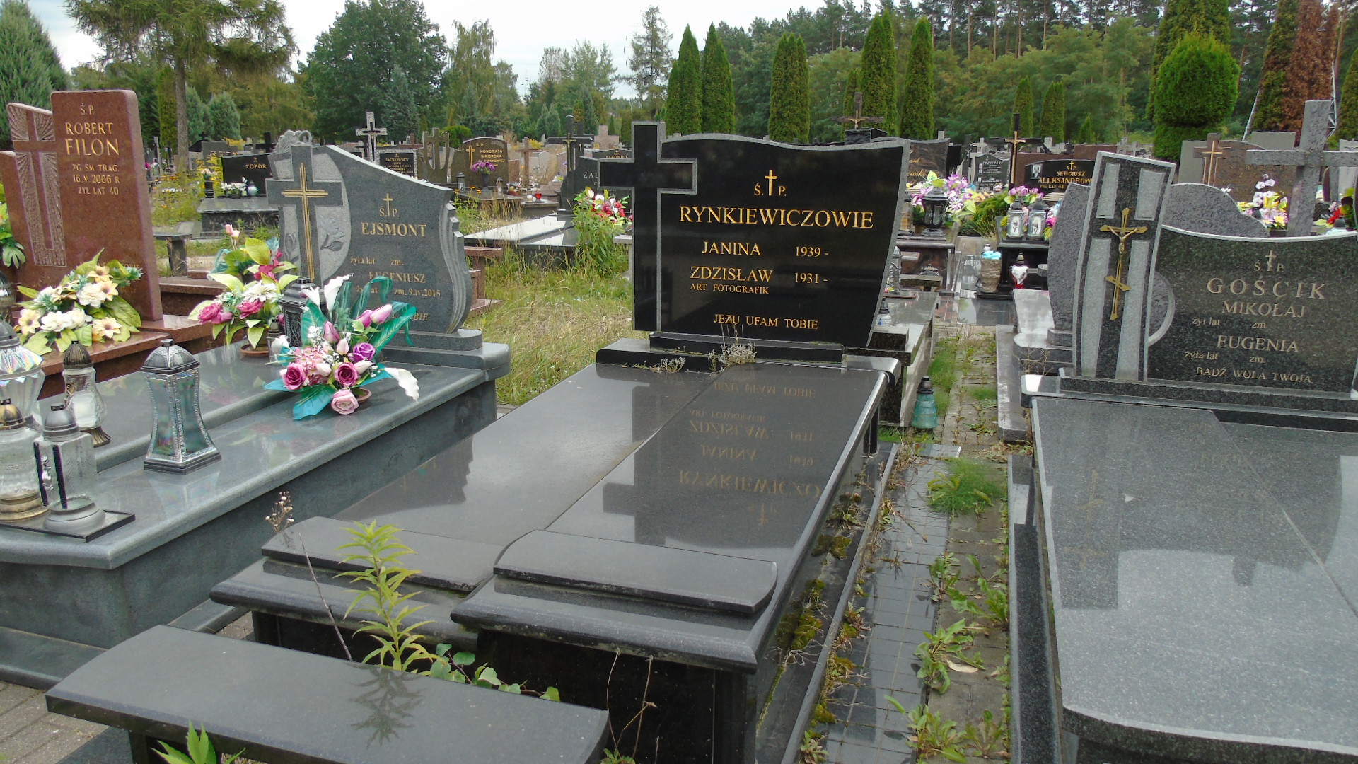 Grób Janina Rynkiewicz