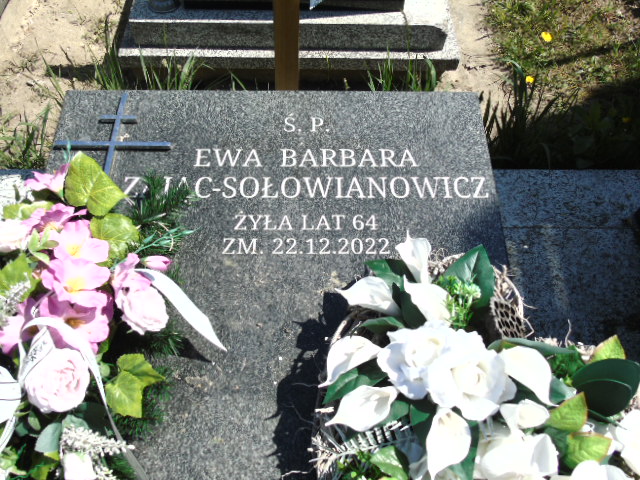 Ewa Zając-Sołowianowicz 1958 Białystok - Grobonet - Wyszukiwarka osób pochowanych